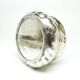 Art Deco sugar bowl, silver-plated brass, Germany, 1950s