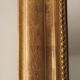 Gilded Louis Philippe mirror old with gold leaf, 126x90 cm
