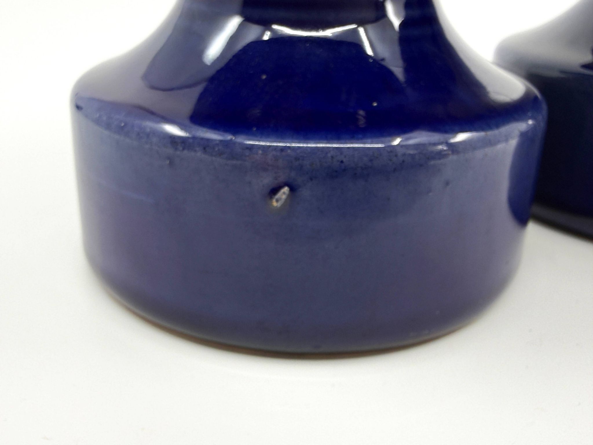 2 bougeoirs en céramique Steuler • Design Cari Zalloni • Circa 60-70
