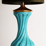 Twisted ceramic lamp
