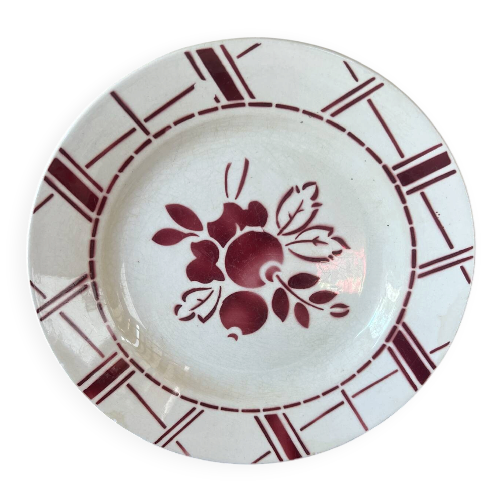 Assiettes anciennes Gien