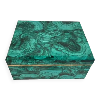 Malachite jewelry box