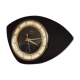 Pendule murale formica noire et or marque Trophy Transistor
