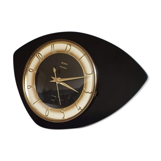 Black and gold formica wall pendulum mark Trophy Transistor