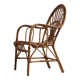 Italian Cane Garden Armchair, 1970s