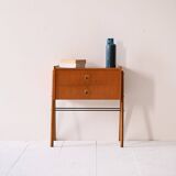 Scandinavian teak bedside table