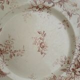 Salins earthenware plates, fer terre