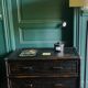 Vintage rattan chest of drawers