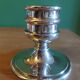 Silver metal design candle holder