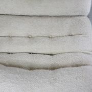 Chair "Space Age" in unbleached wool, France, circa 1970