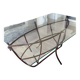 Table sculpture "boat shell" – artistic ironwork, unique piece