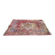 Tapis persan en laine peignée velours bordeaux 300x200