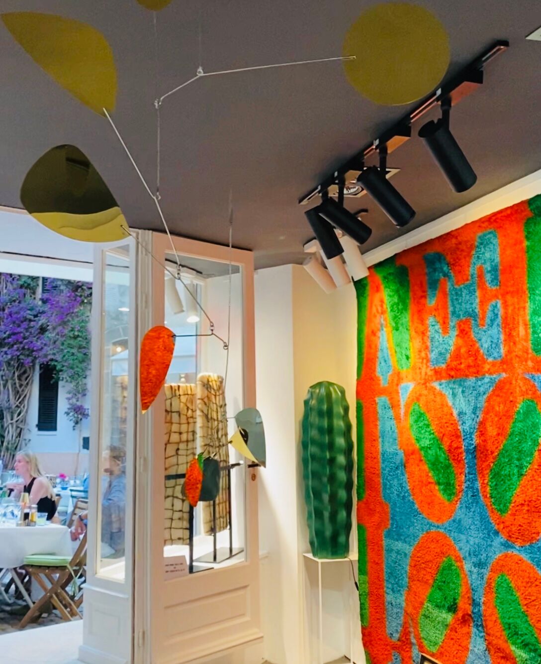 Cactus parquet lamp by Elmar Flöttoto, Germany, 80