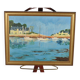 Oil on marine canvas