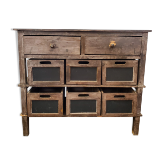 Industrial chest of drawers