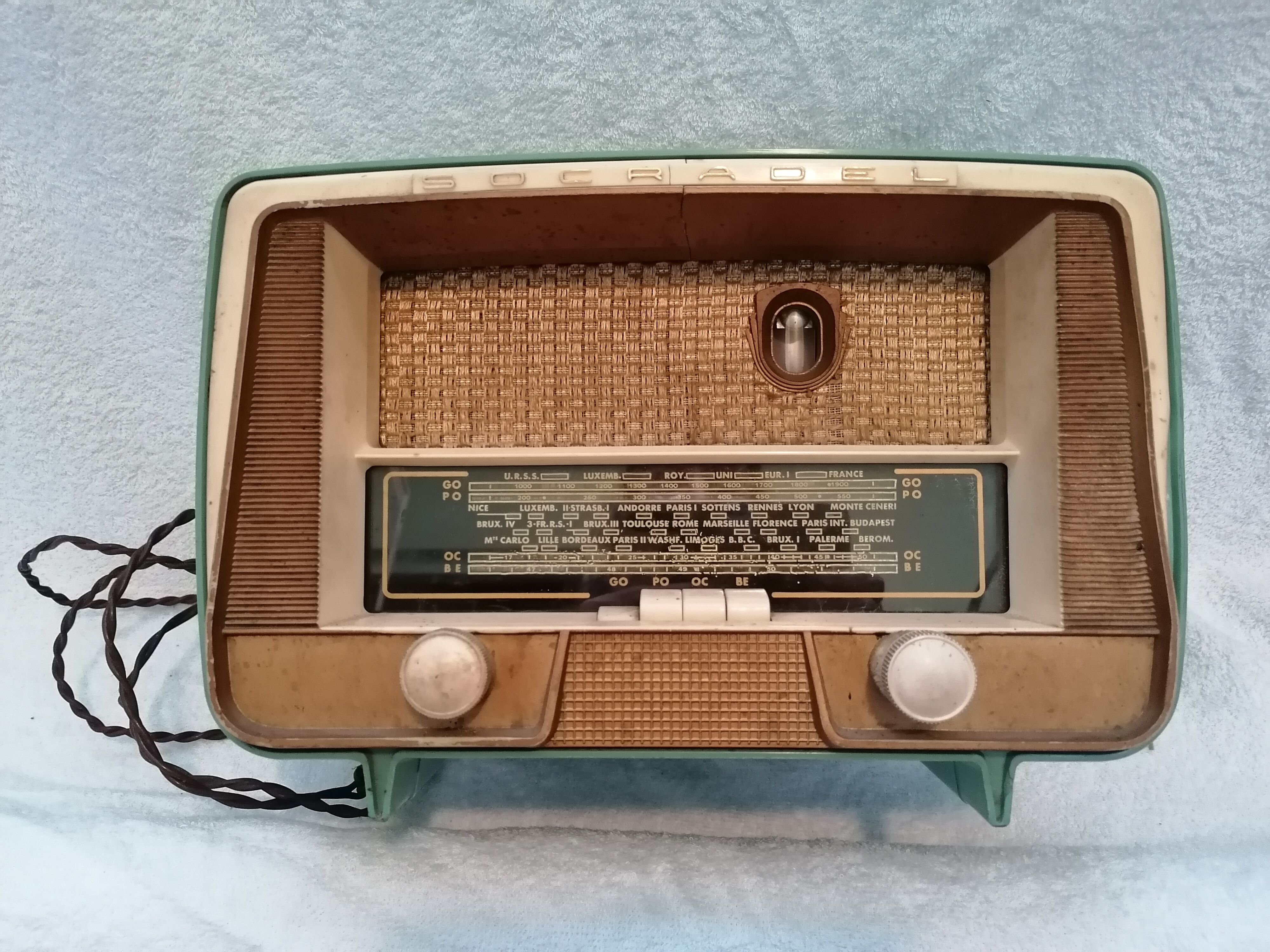 Poste de radio vintage
