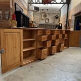 Large fir grocery cabinet