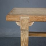 Console 4 feet in style 1940-coloured cerused oak