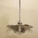Art Deco pendant lamp by Ezan France, 2 lights 1920