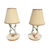Paire de lampes de chevet Angelo Lelii pour Arredoluce années 1940.
