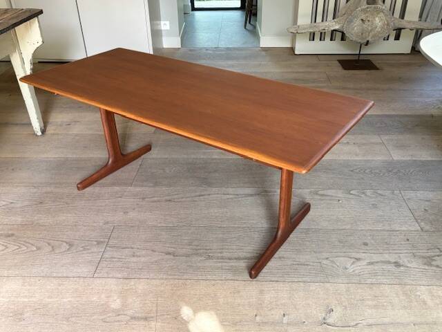 Table basse en teck de Karl-Erik Ekselius - Suède années 60