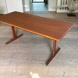 Table basse en teck de Karl-Erik Ekselius - Suède années 60