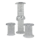 Glass candle holders by Göran Wärff for Kosta Boda, Sweden, 1970s.