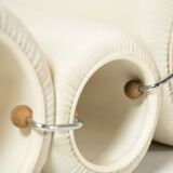 Pair of Tube Armchairs by Joe Colombo for Flexform, first edition.