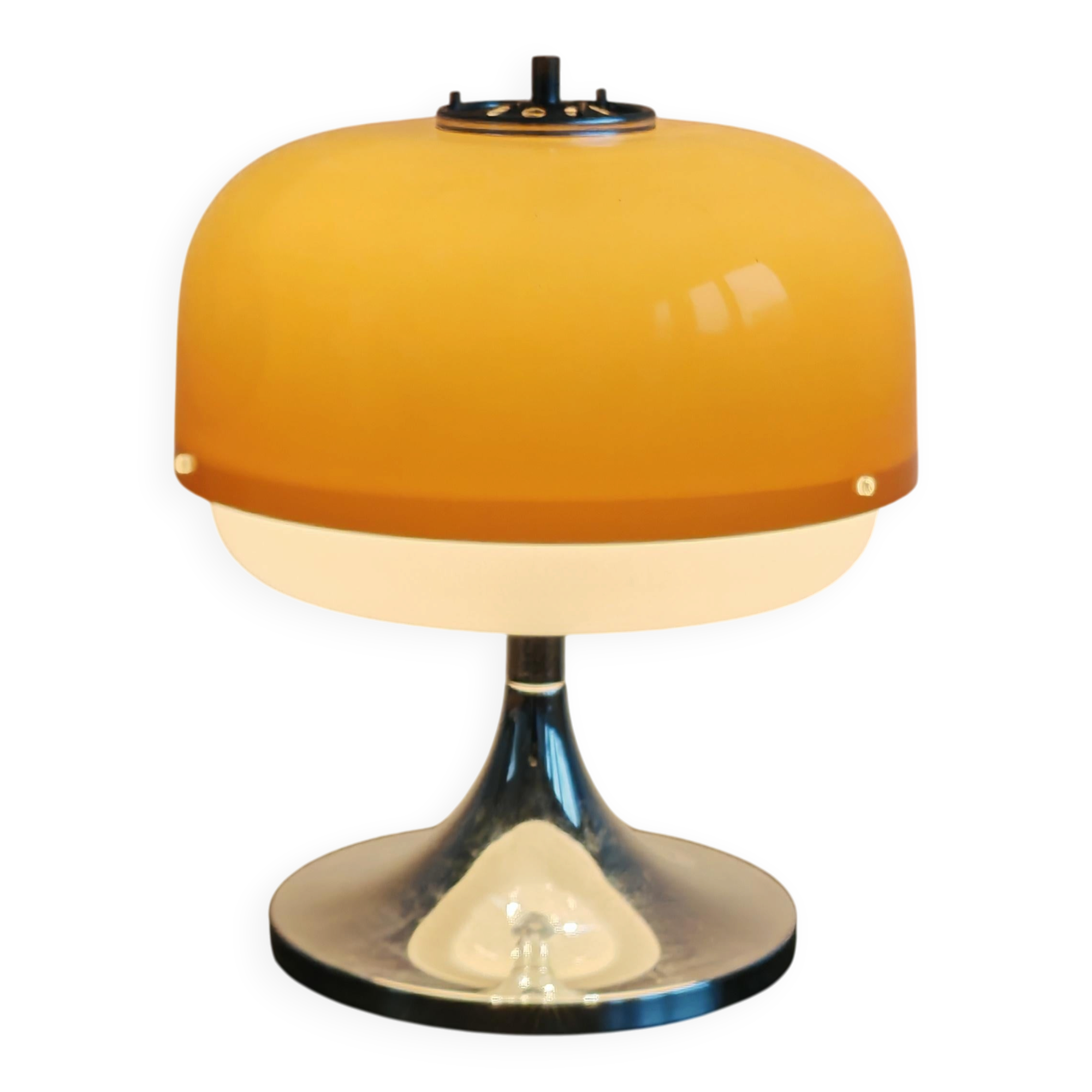 Lampe de table Mid Century Modern "Medusa" Luigi Massoni pour Harvey Guzzini