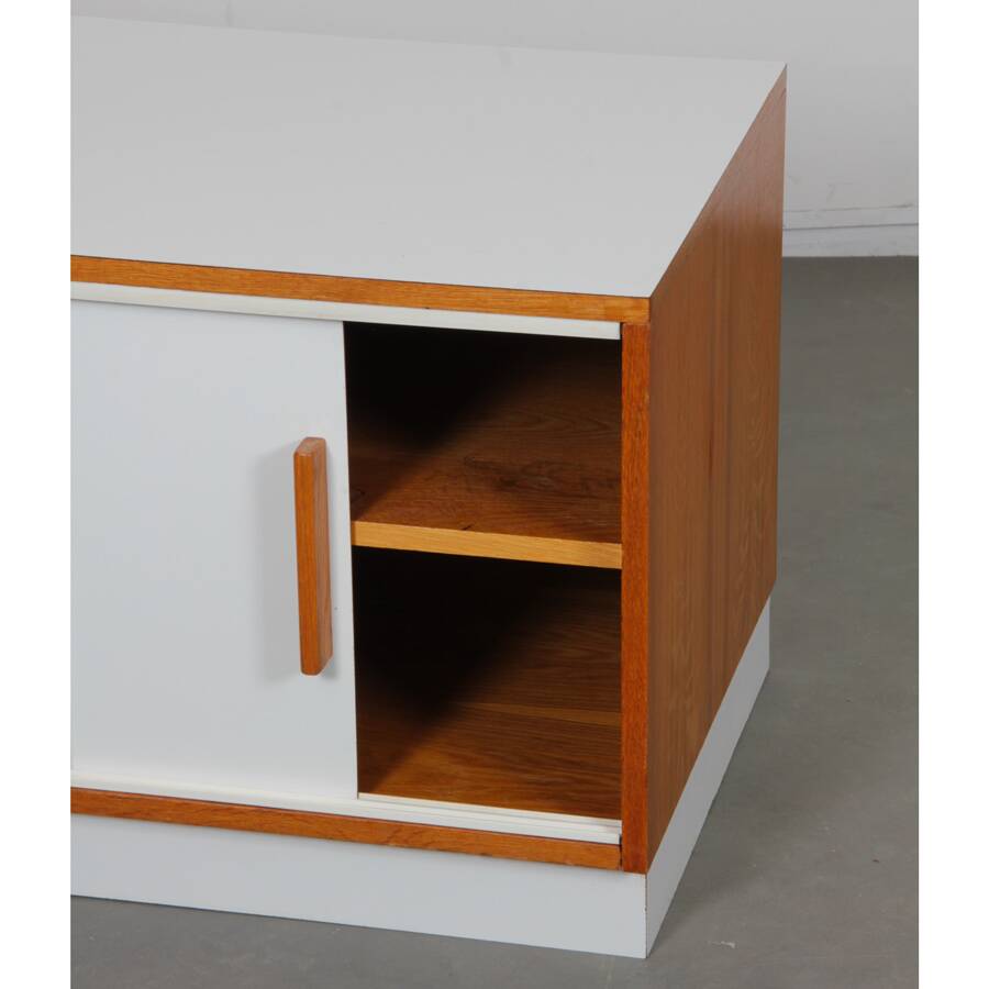 Commode vintage en bois et formica, 1970