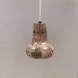 Small ceramic hanging lamp, Danish and from the 1980s.