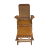 Vintage rattan lounge chair / garden chair
