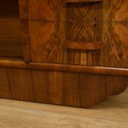 Meuble Vitré Rurka en Ronce de Noyer, Art Déco – 1940