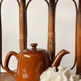 Rattan angle shelves