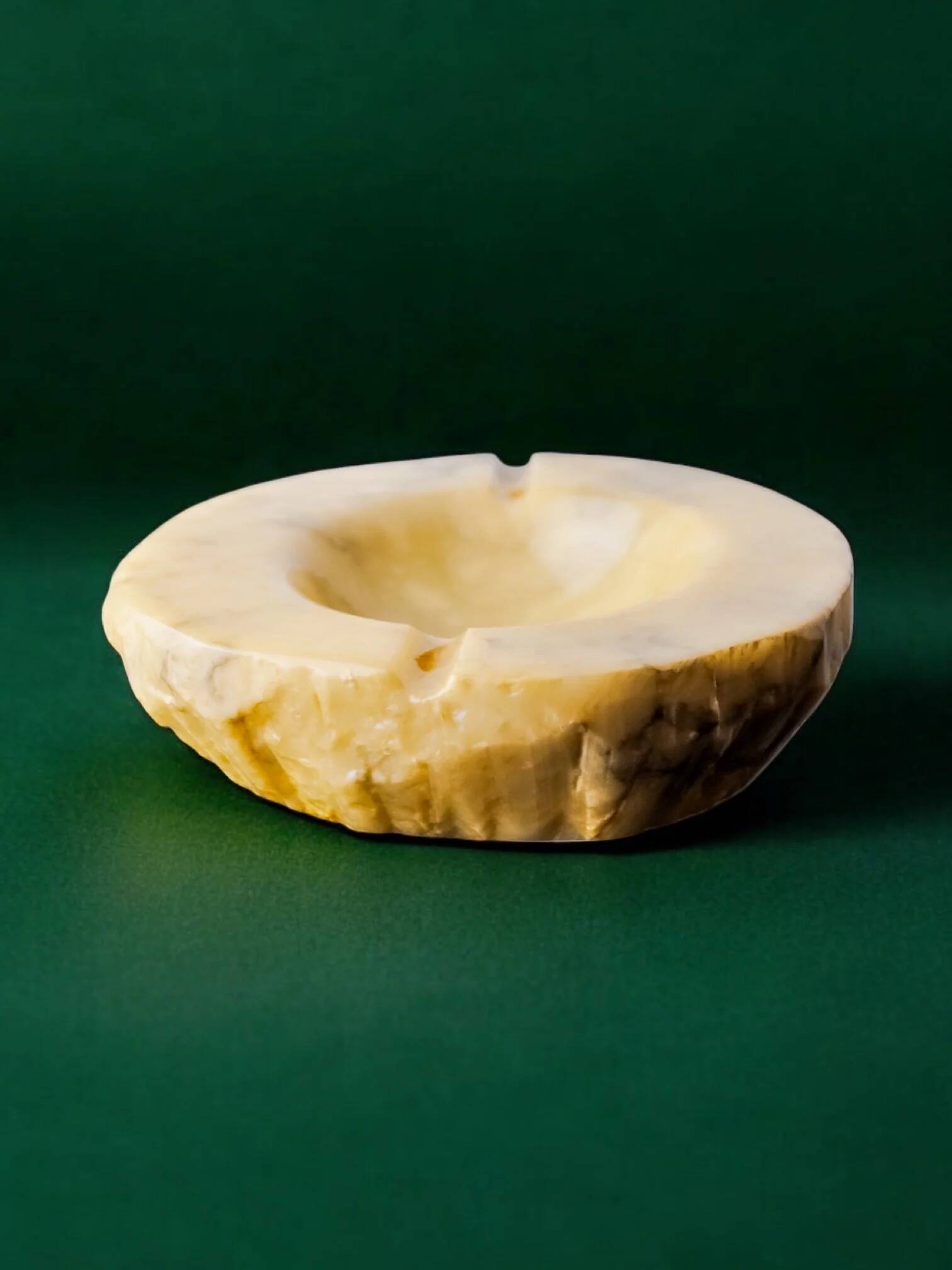 Alabaster ashtray by Romano Bianchi, Italy, circa 1970s