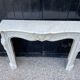 Fireplace in carrara marble around 1880