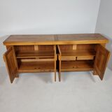 Maison regain sideboard in solid elm, 1970s