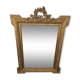 Old mirror in gilded wood and stucco 120 x 85 cm