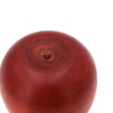 Sculpture of a giant red apple in wood, 1960s
