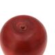 Sculpture of a giant red apple in wood, 1960s