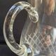 A cut crystal pitcher – Cristalleries Royales de Champagne