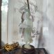 Sculpture chinoise en pierre montée en lampe.
