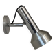 Vintage adjustable wall light, chrome and brushed metal, France, 1970