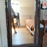 Large antique carved wooden psyche – Victorian / Empire style