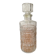 Bouteille flacon carafe avec bouchon verre ciselé epais