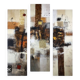 Abstraction balinaise triptyque