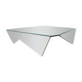 Origami molded glass coffee table