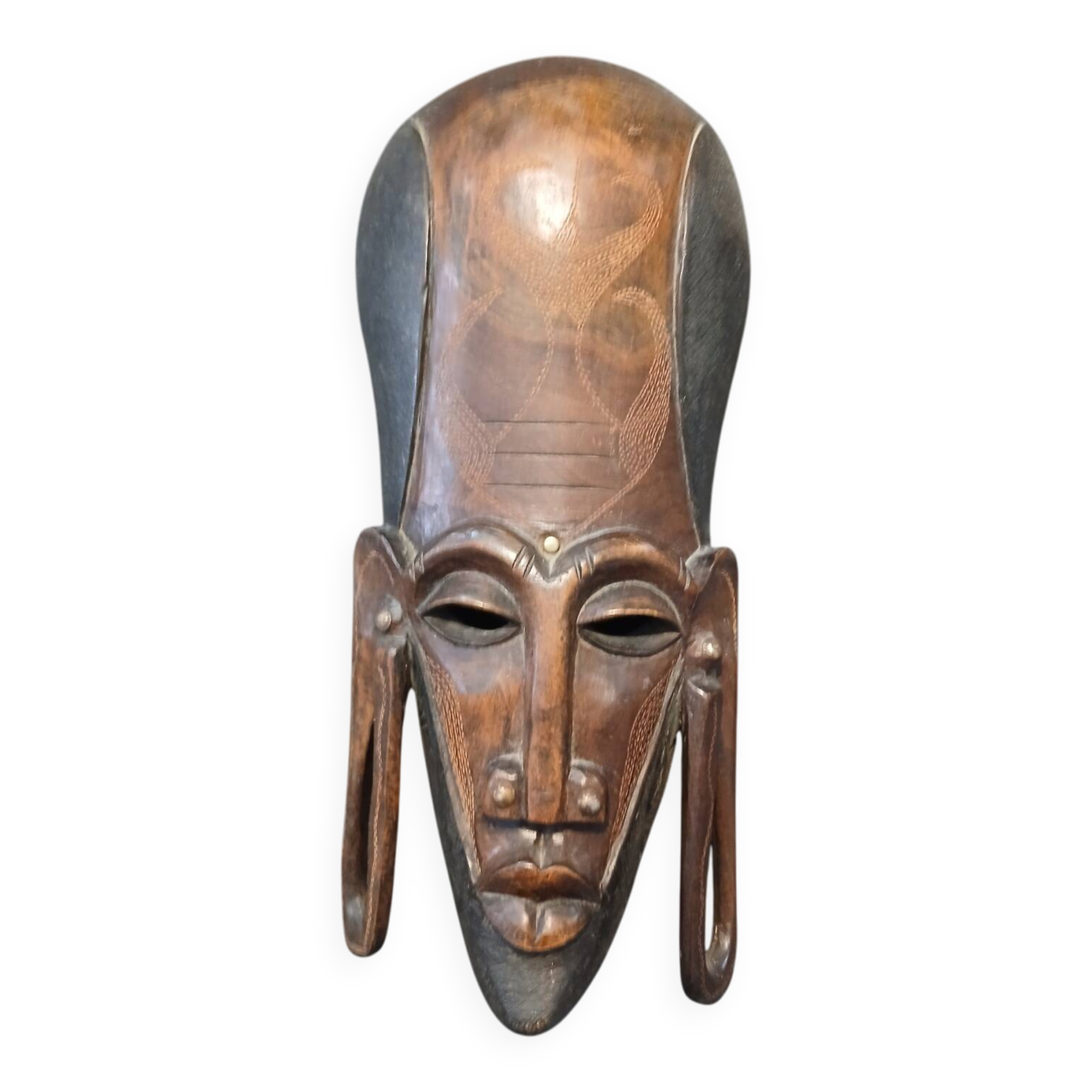 Ancient wooden mask from Kenya