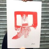 Video Kill the Radio Star - screenprint