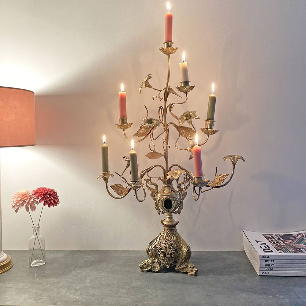 19th century church candlestick